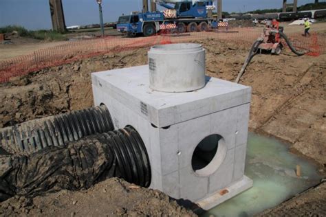 junction box for french drains|storm drain junction box detail.